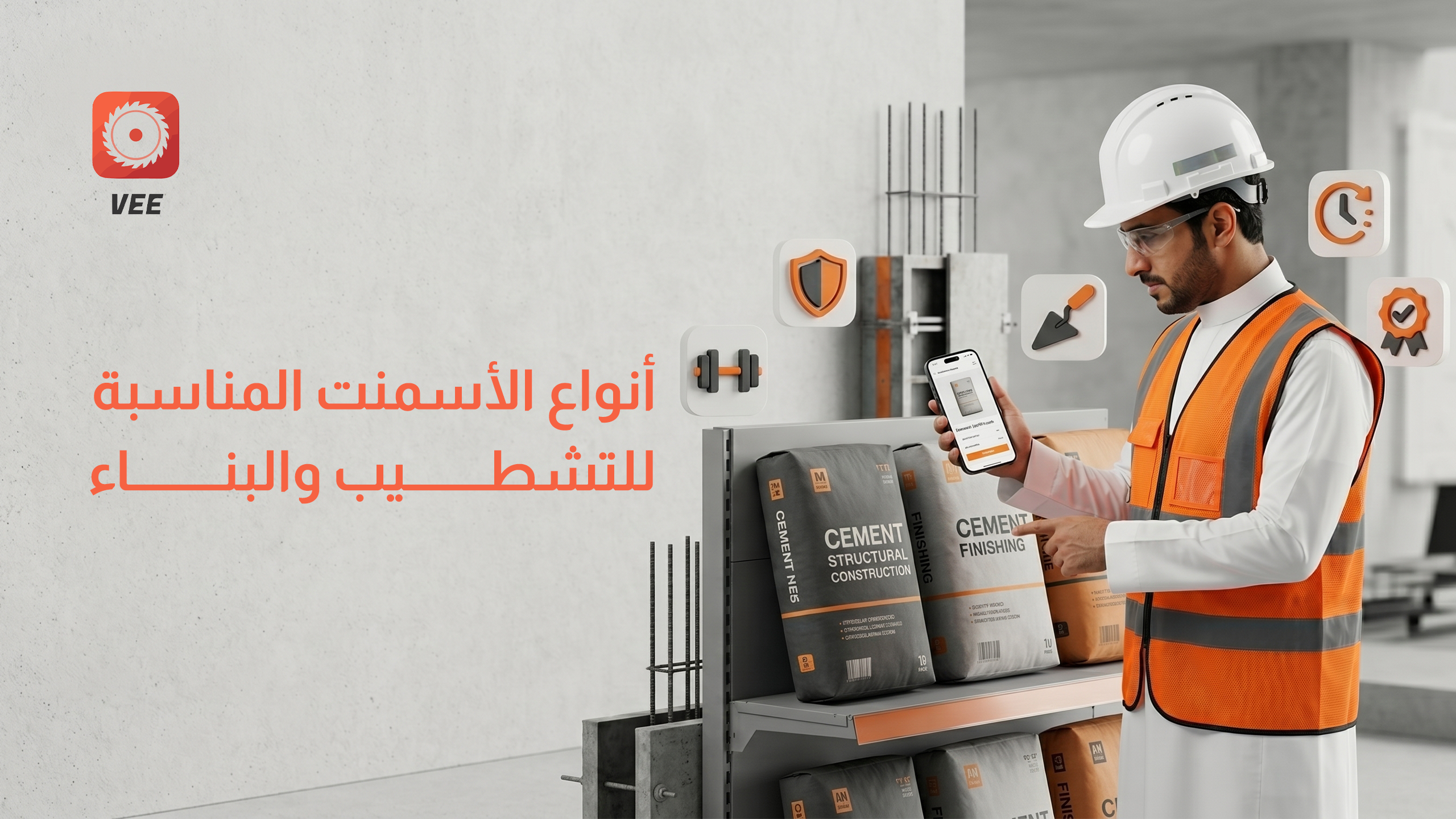 أنواع الأسمنت المناسبة للتشطيب والبناء